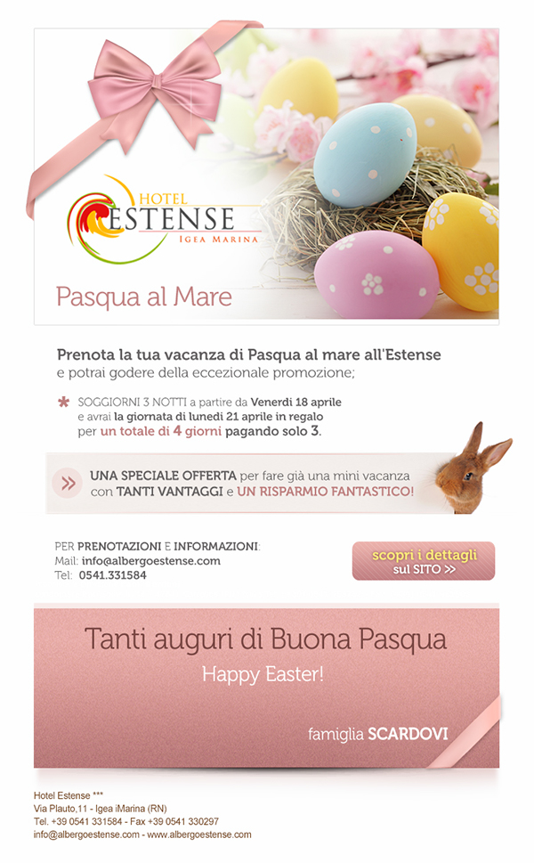Strategie di marketing per la Pasqua: Hotel Estense