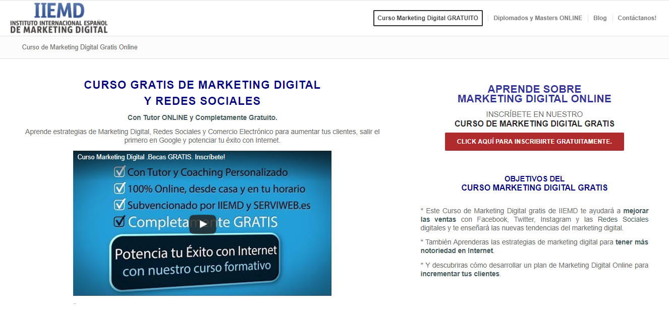 cursos gratuitos de marketing digital: IIEMD