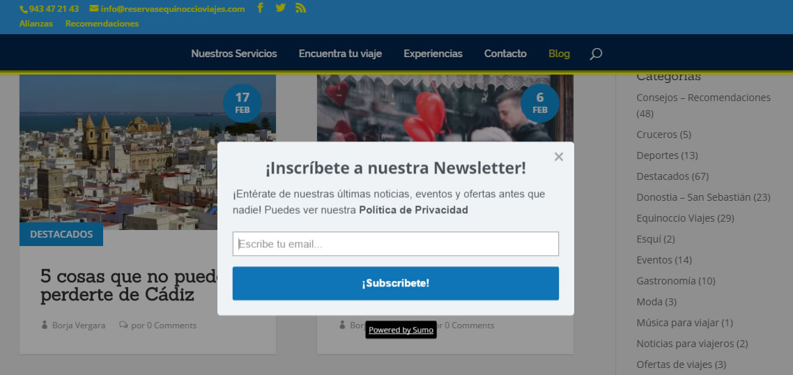 posicionamiento de newsletters