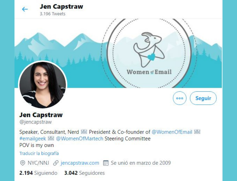 Jen Capstraw de Women of Email 