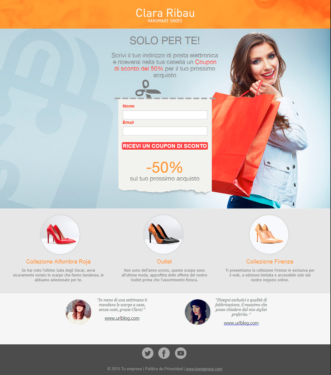 template gratuiti per landing pages