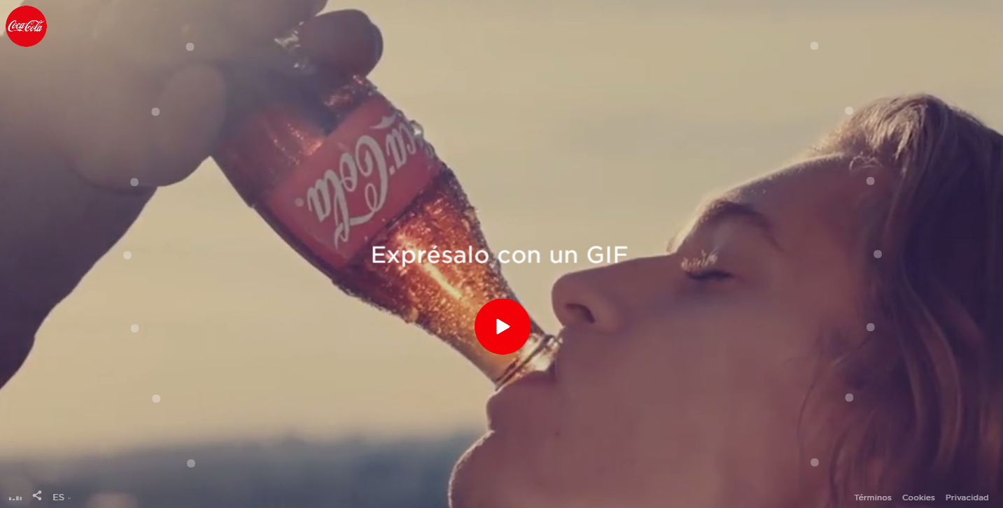 Landing pages más refrescantes: Coca-Cola
