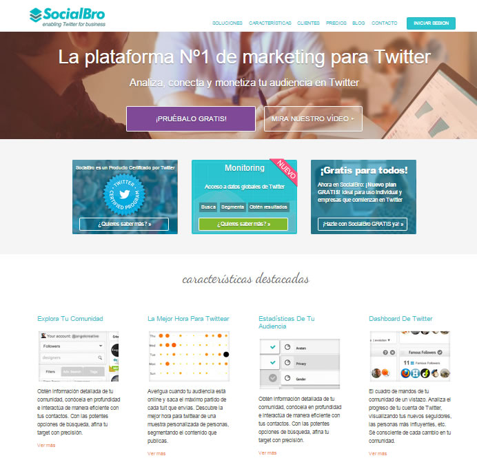 tipos de landing page: homepage landing page