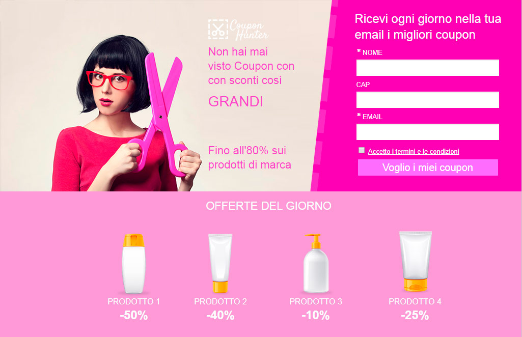 template gratuiti per landing pages