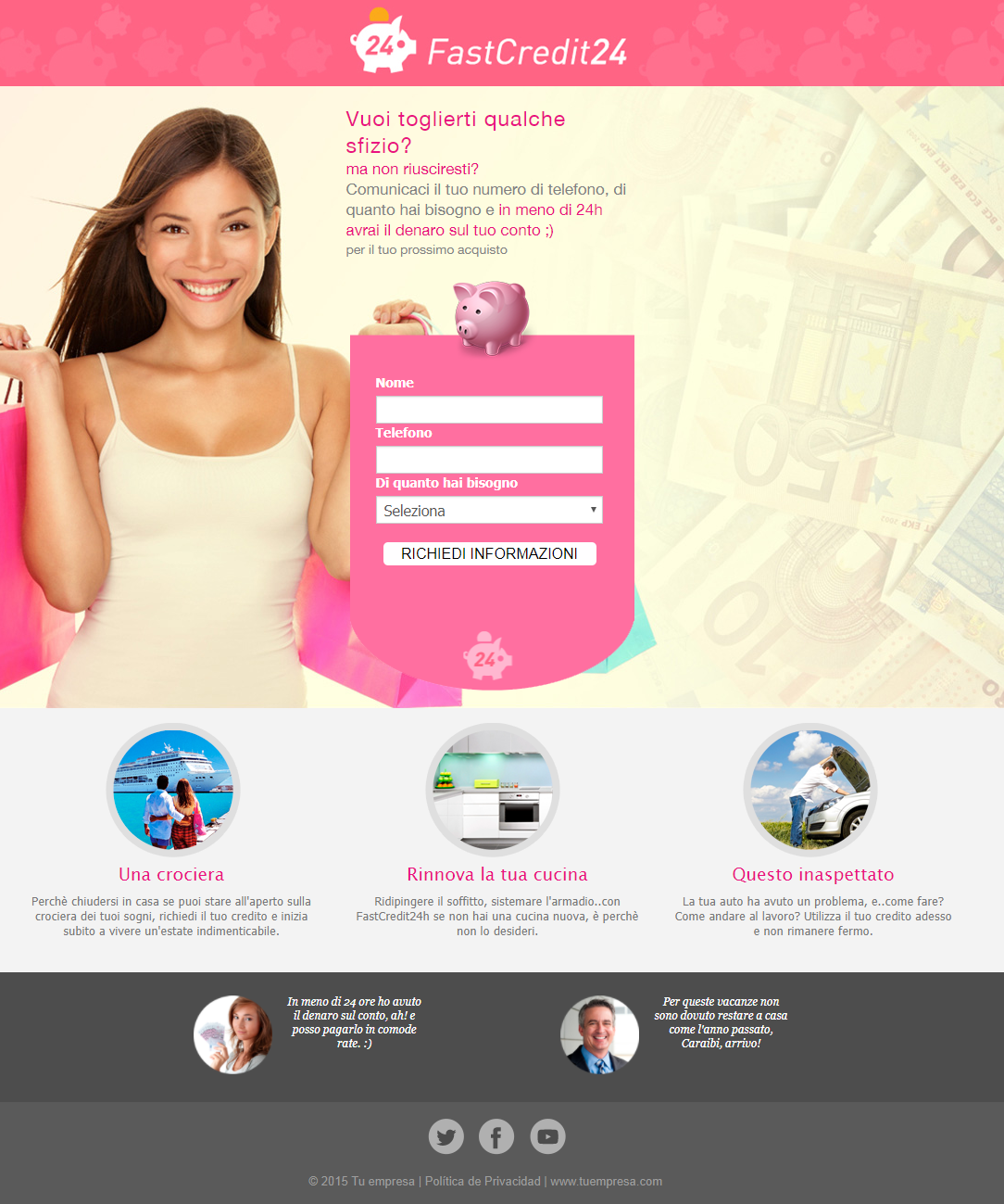 template gratuiti per landing pages