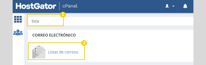 Lista de correos