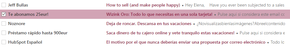 5 errores de emails que hacen que tus clientes ignoren tus emails: Asuntos mal elegidos