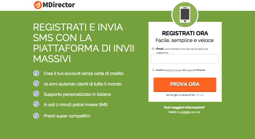iscrizione in double opt-in