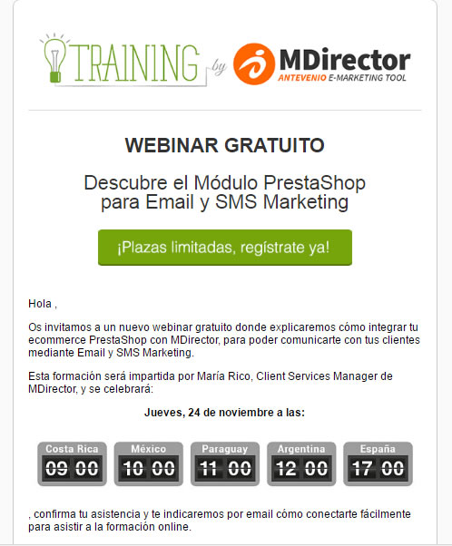 propósitos de marketing :formación