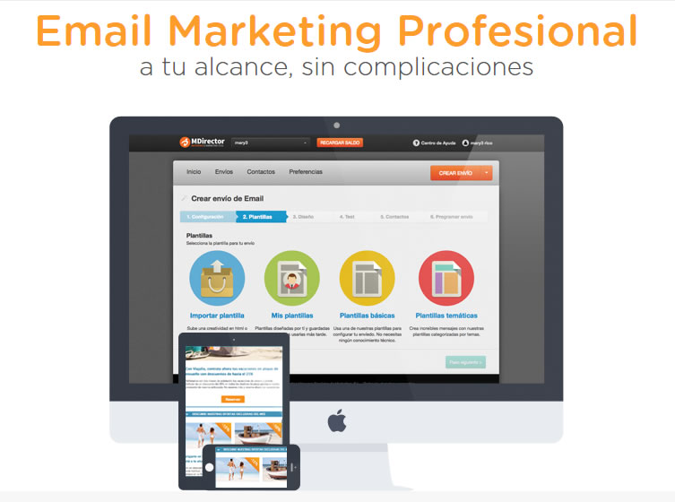MDirector, email marketing profesional
