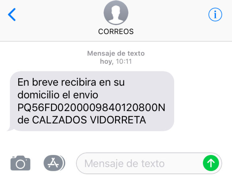 Mensajes de venta a domicilio