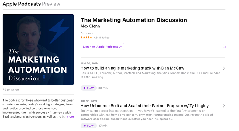 podcast sobre marketing automation