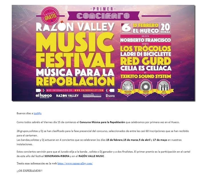 Marketing Automation para festivales de música: Música para la repoblación