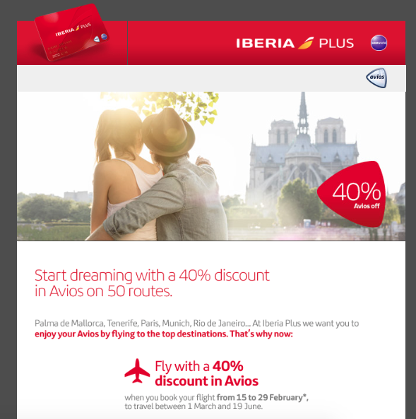Come vendere viaggi con l’Email Marketing: Iberia
