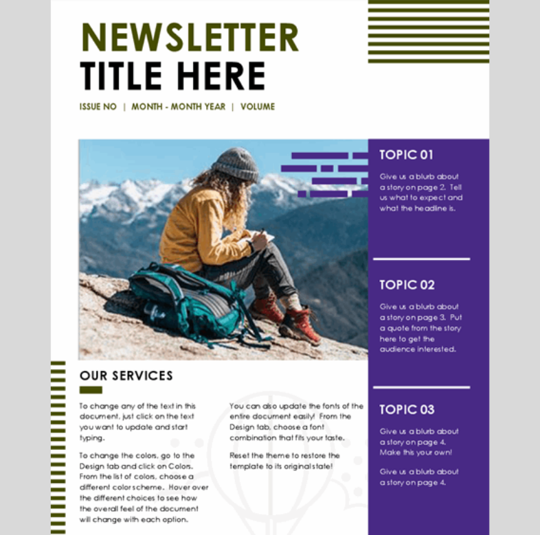 Newsletter colore