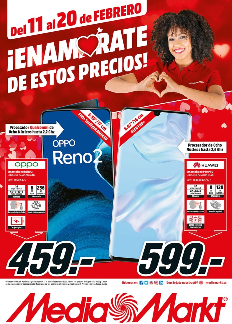 Promociones de producto o descuentos