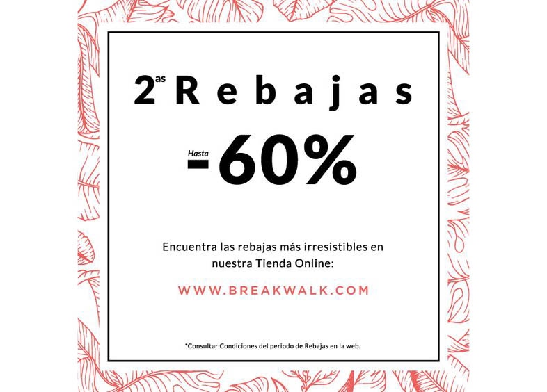 Informar sobre segundas rebajas