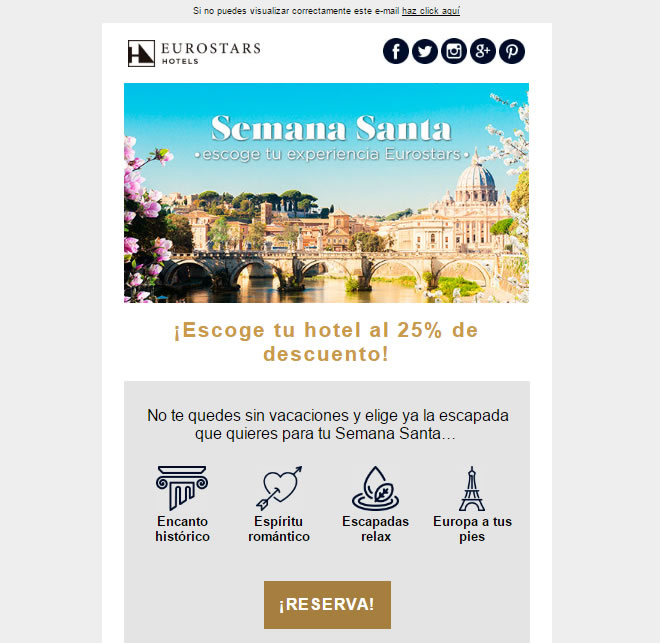 posicionamiento de newsletters - EuroStars