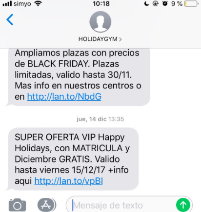 oferta SMS marketing para recuperar clientes perdidos