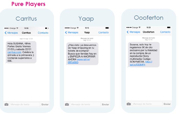 Los mejores ejemplos de SMS marketing en 2018