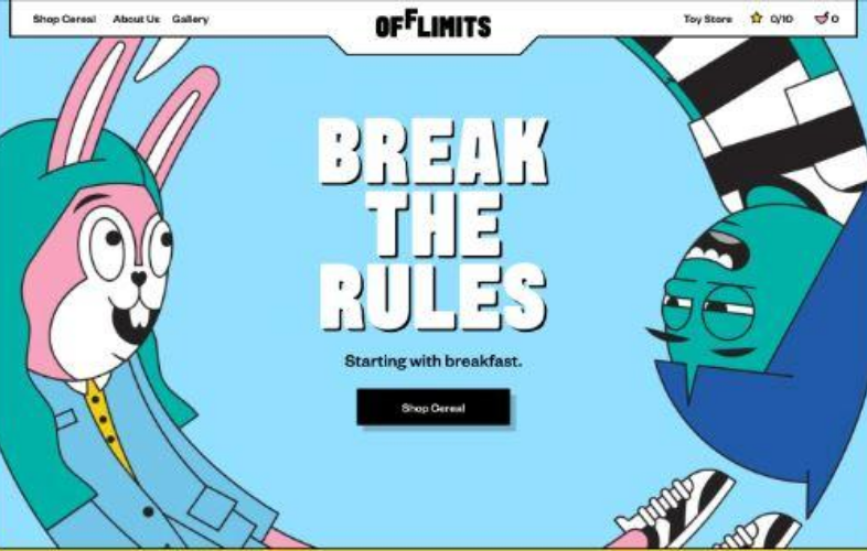 Landing page OffLimits