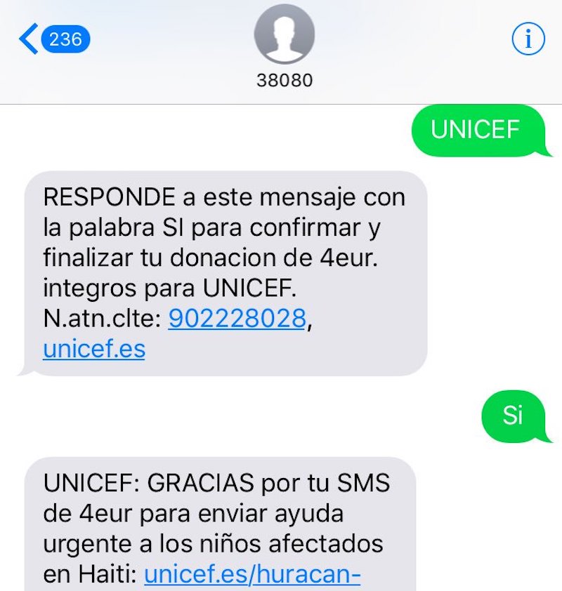 SMS marketing para las ONGs