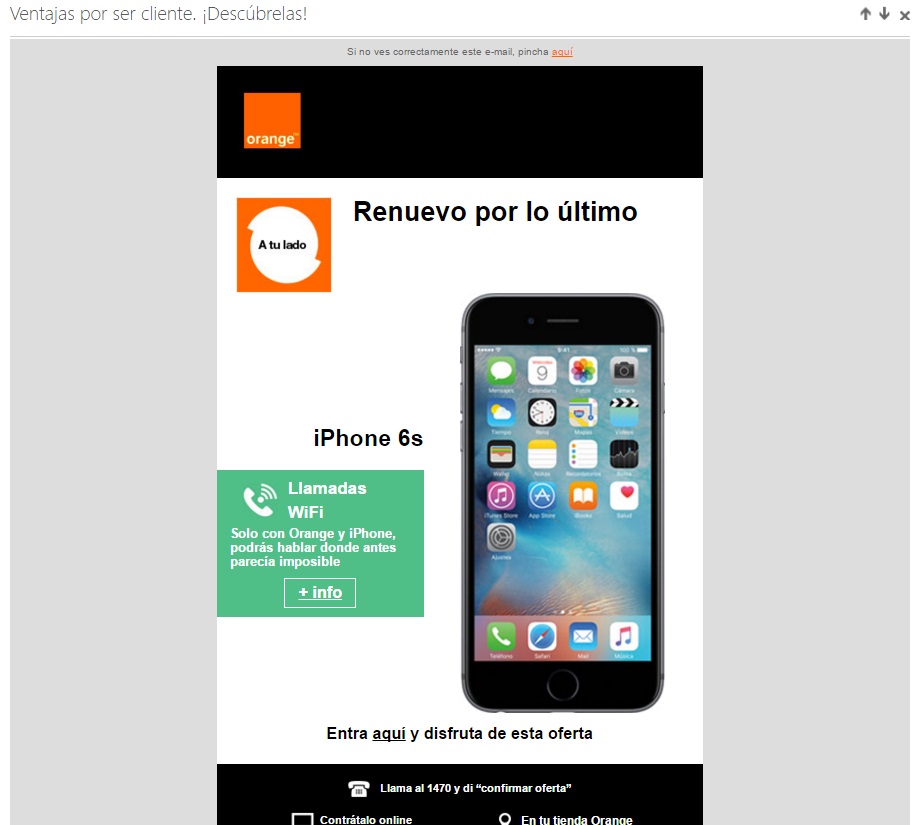 obiettivi con il marketing e-mail orange