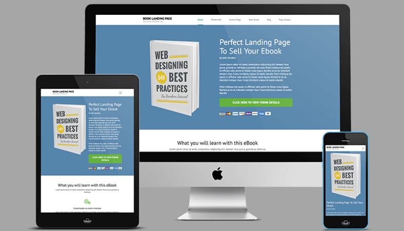 esempi di landing page di ebook