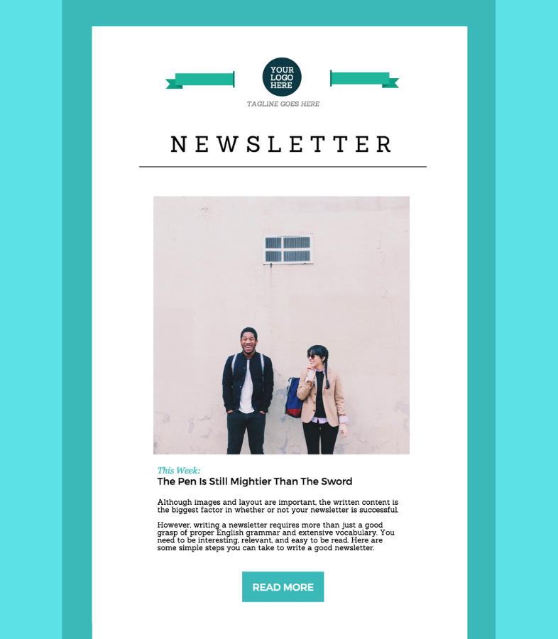 Newsletter minimalista