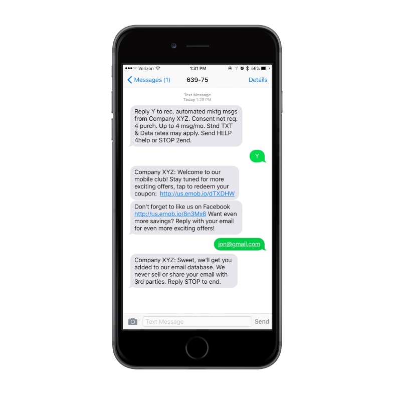 plantillas de SMS Marketing para tu ecommerce