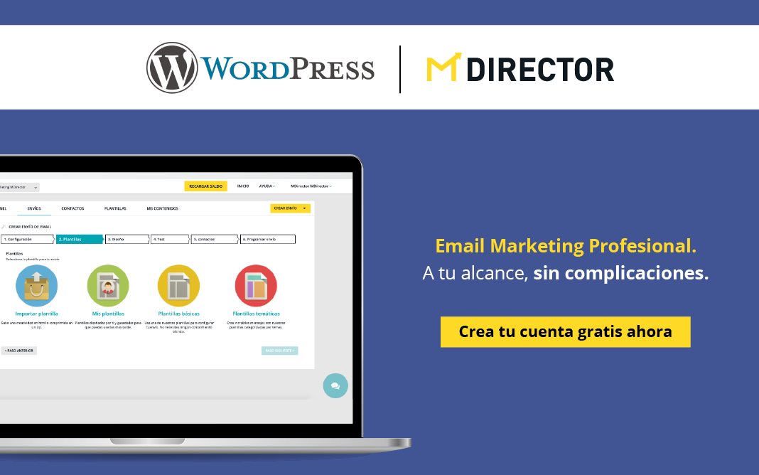 Plugin de WordPress para MDirector