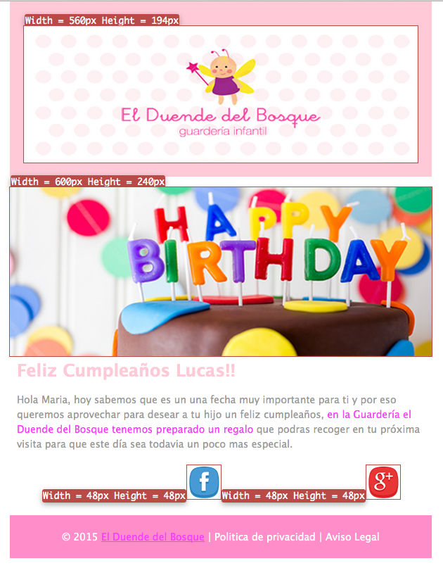 emails para felicitar cumpleaños: regalo misterioso