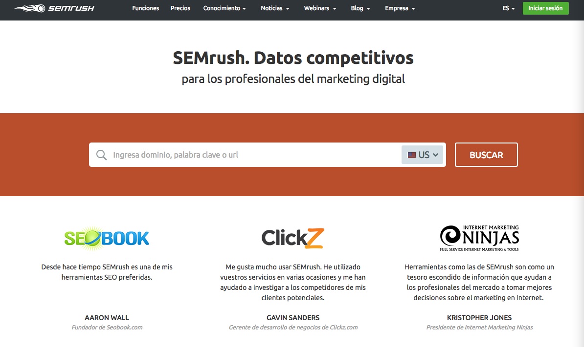 marketing digital para emprendedores: semrush