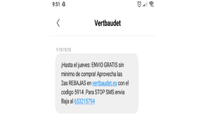 SMS Marketing para negocios pequeños: Darse de baja