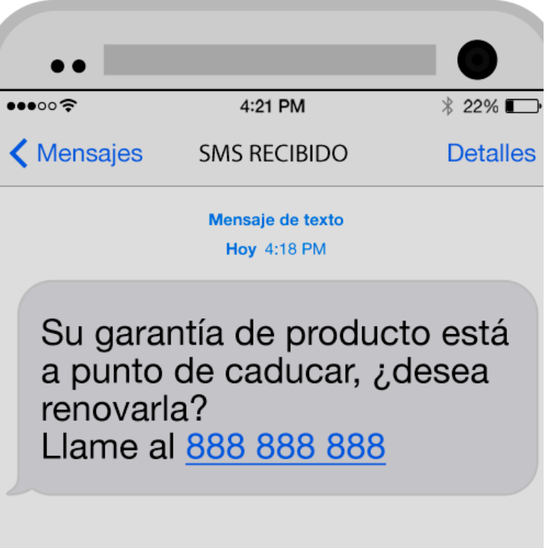 SMS atención al cliente