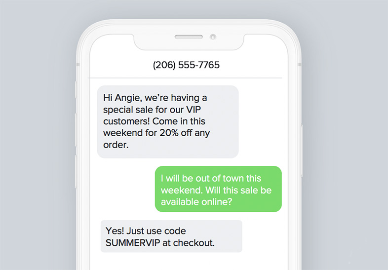 Tendencias de SMS marketing para 2020: sms conversacional