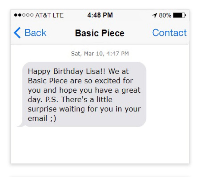 SMS de cumpleaños 
