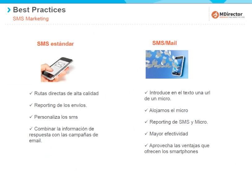 Recomendaciones y buenas prácticas de email y SMS marketing