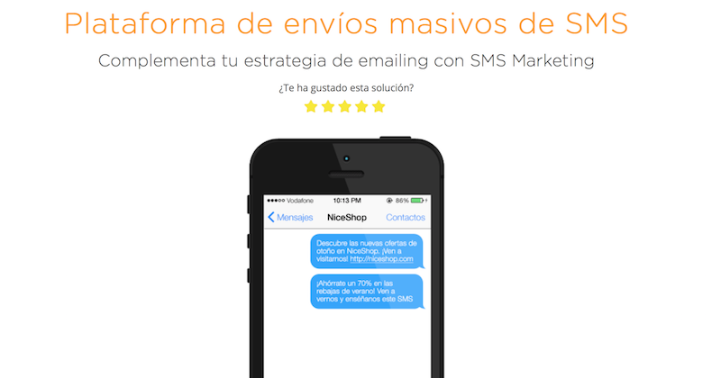 MDirector, la plataforma de envíos masivos de SMS