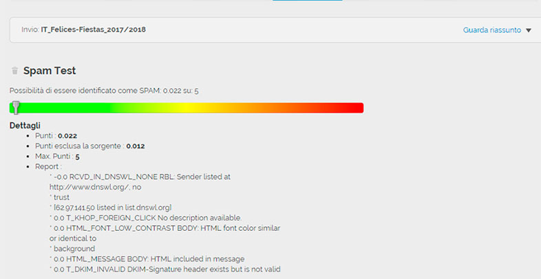 Detector de spam MDirector