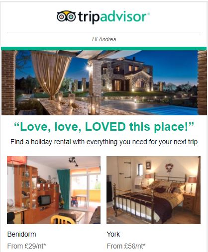 email turismo
