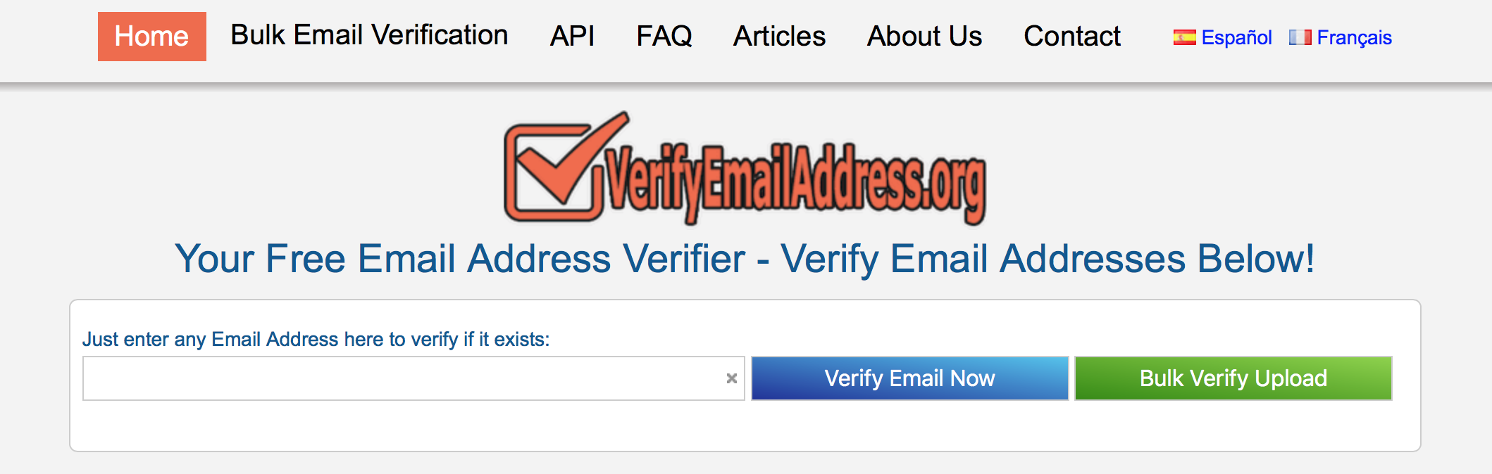 Verify email address