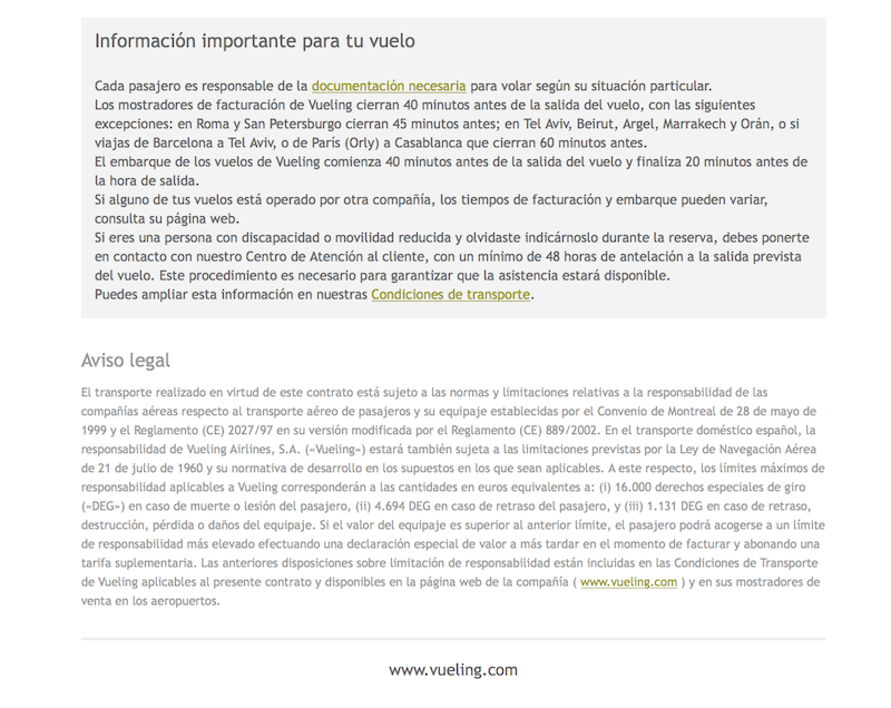 aviso legal email