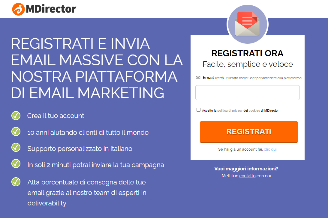 piattaforma di email marketing professionale