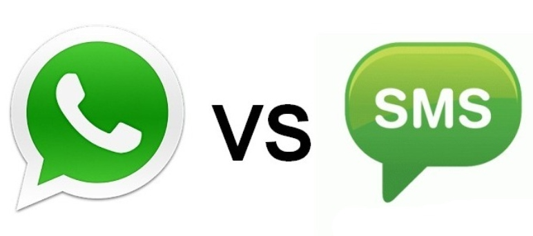 Whatsapp vs. SMS