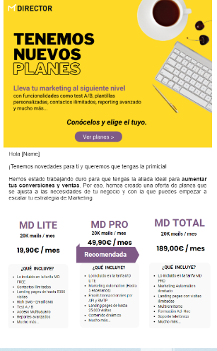 esempio di emailmarketing
