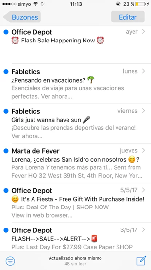 Refuerza el copy con un emoji 