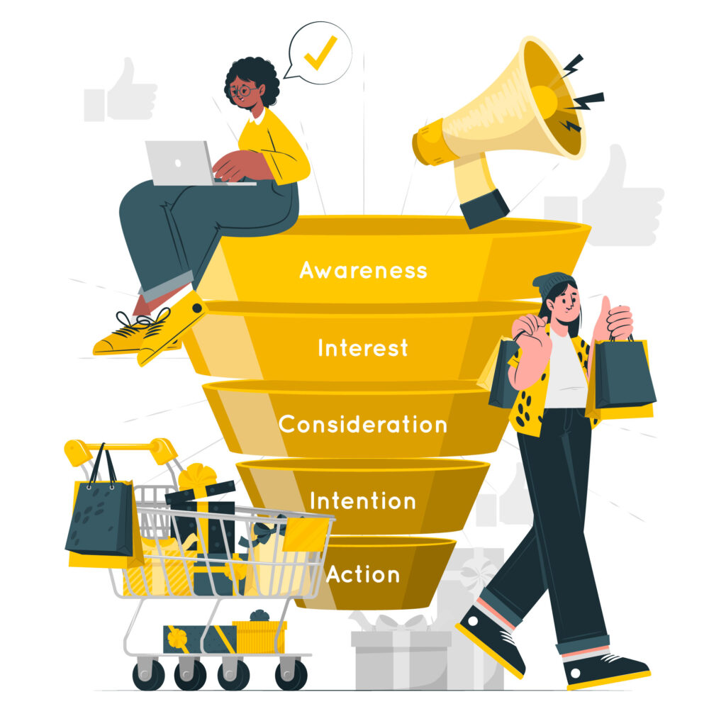 fases del funnel de ventas