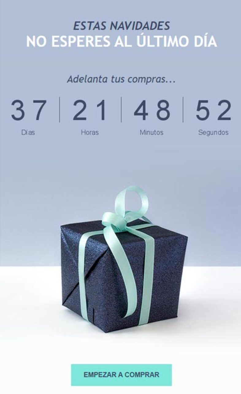 Email compras de última hora