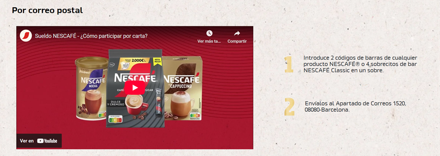 Retargeting vs remarketing ejemplo nescafé